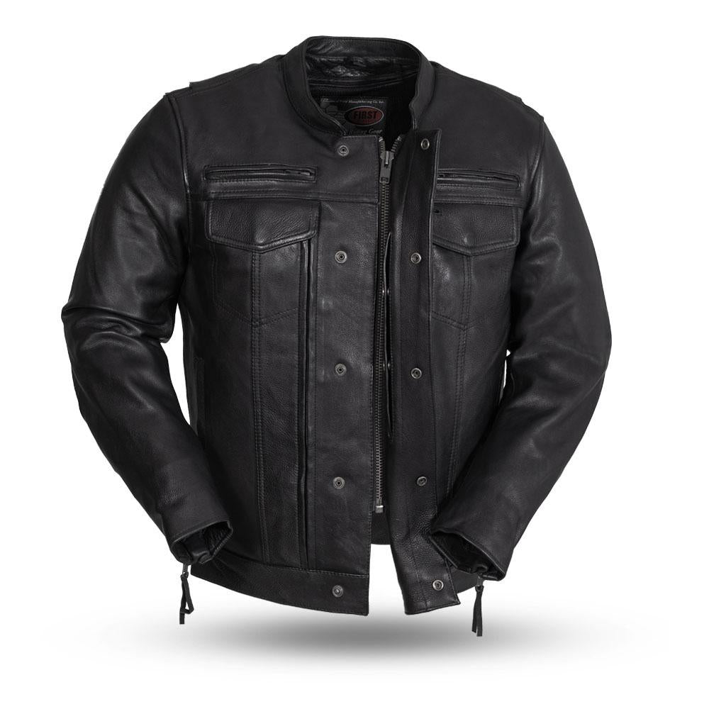 Jacket, Denim with Leather Collar - Style 2014 – Memphis Grand®